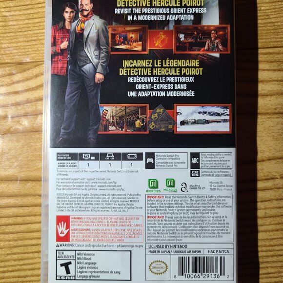 Murder on the Orient Expresss Nintendo Switch Game - Picture 3 of 3